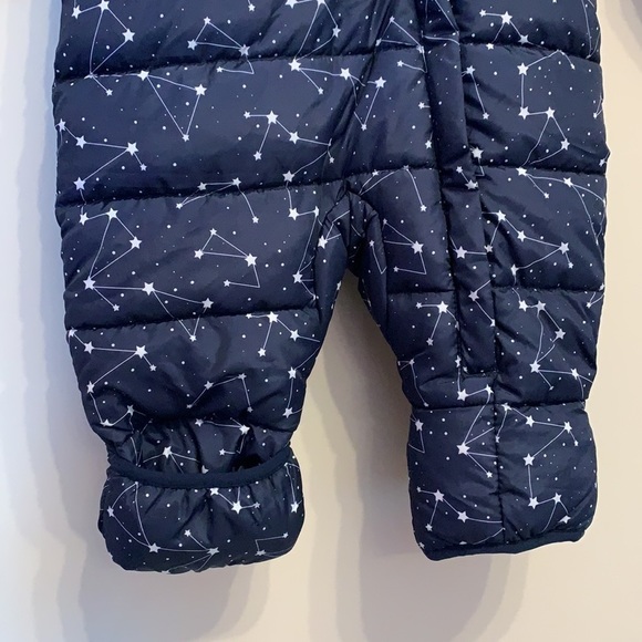 Baby constellation/star print snowsuit NWT 6-12 months… - Picture 3 of 5